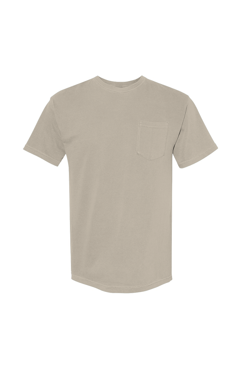 Heavyweight Pocket-Plain-T-Shirt