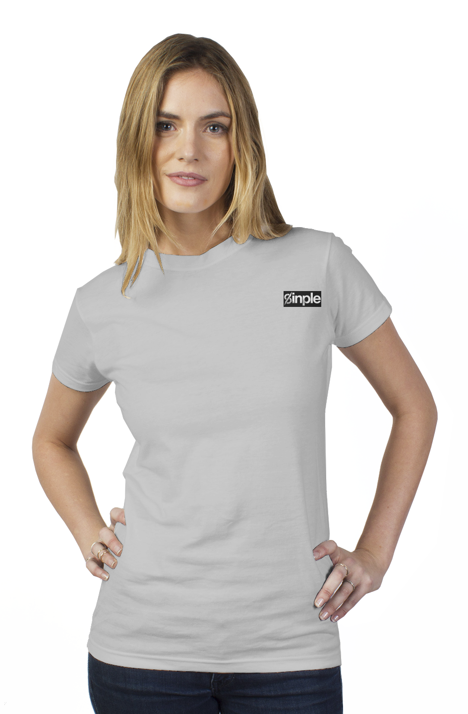 tultex womens t shirt cotton made "sinple" branded