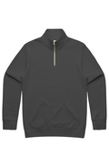 A PLAIN MENS STENCIL HALF ZIP 