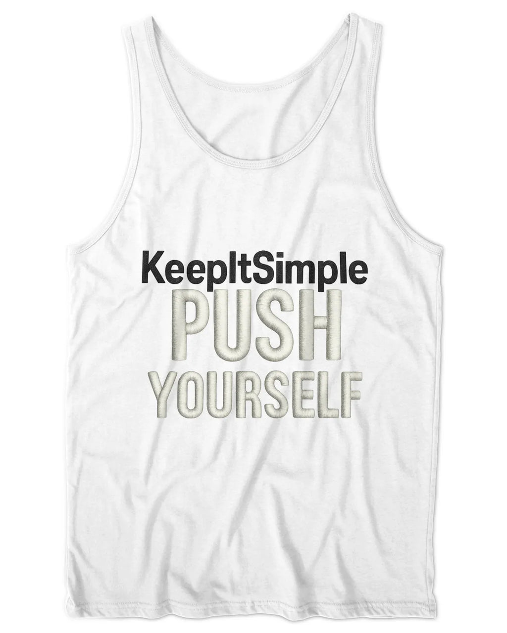 "KeepItSinple" insperational Tank top