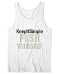 "KeepItSinple" insperational Tank top