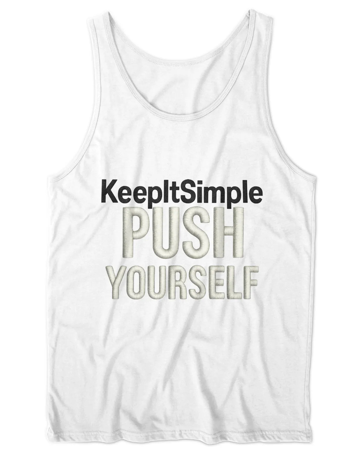 "KeepItSinple" insperational Tank top