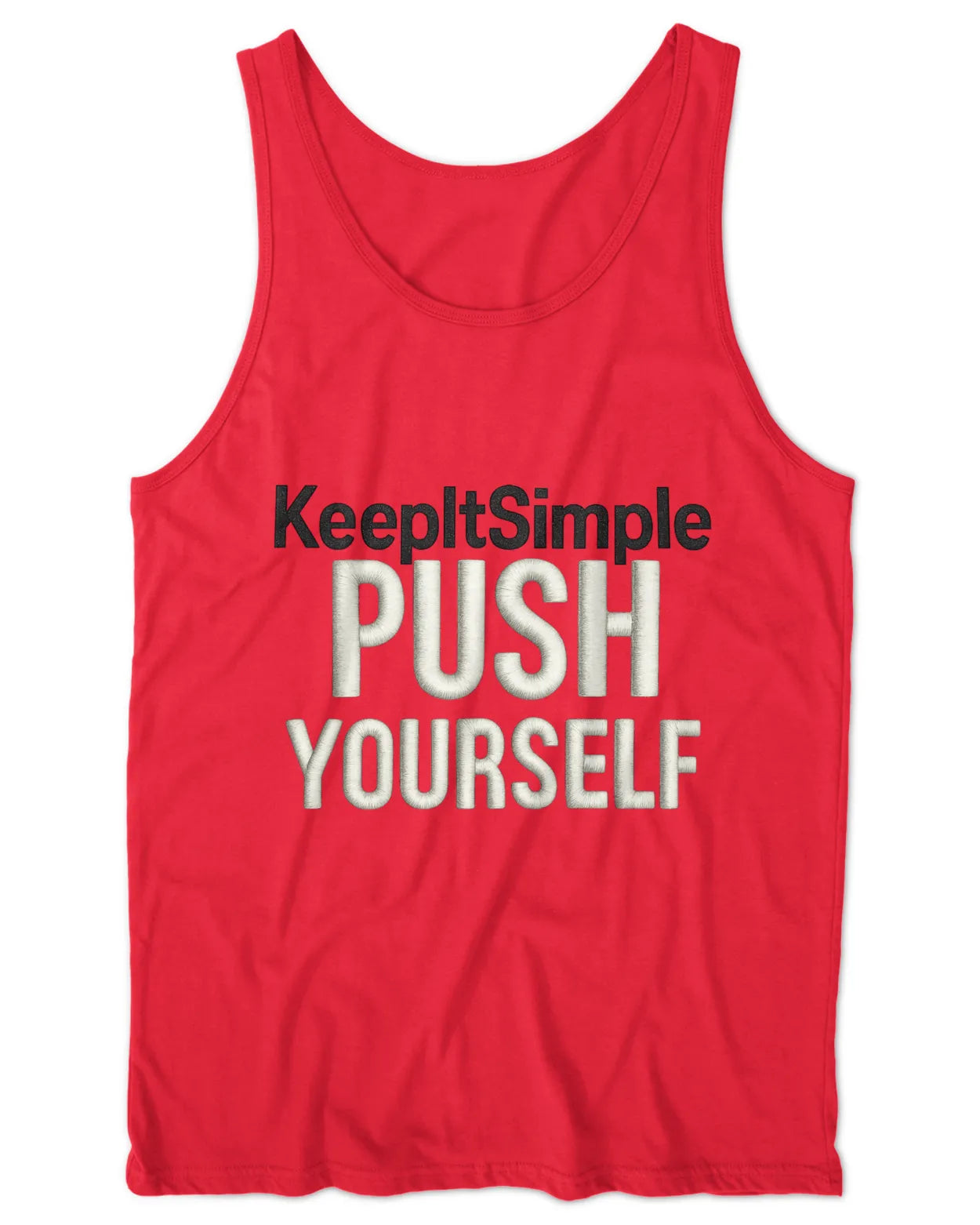 "KeepItSinple" insperational Tank top