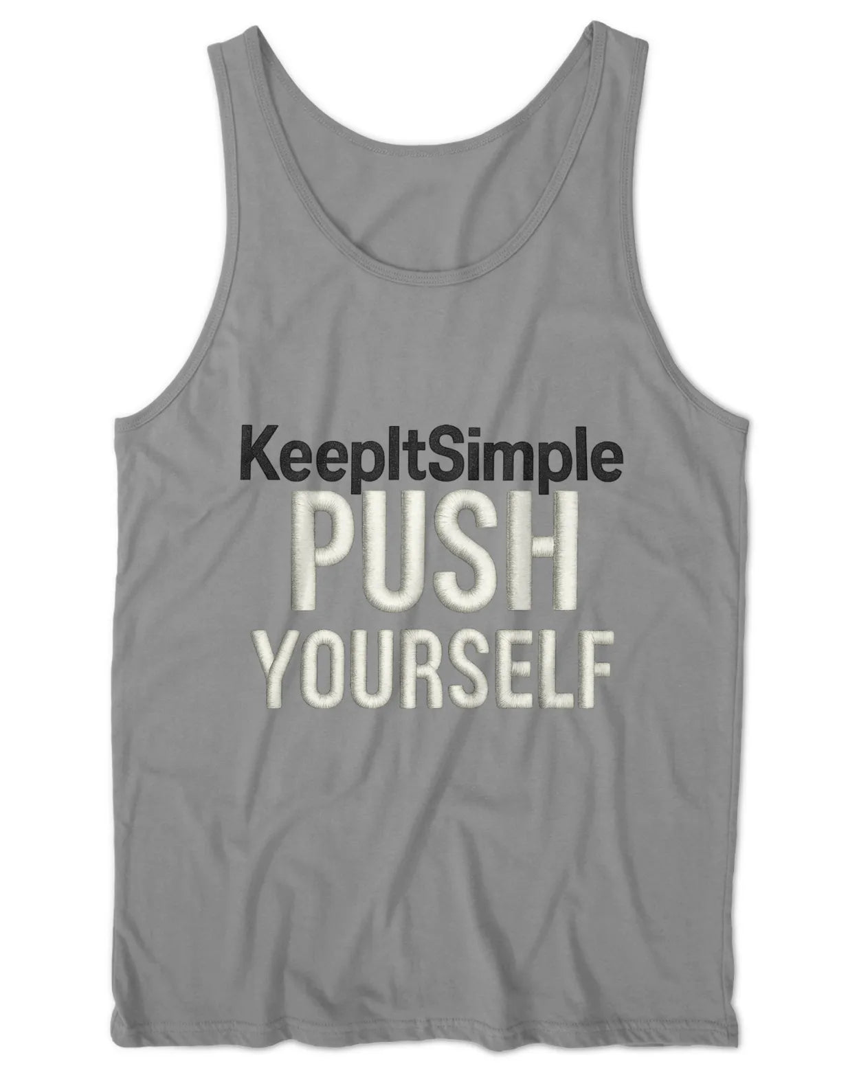 "KeepItSinple" insperational Tank top